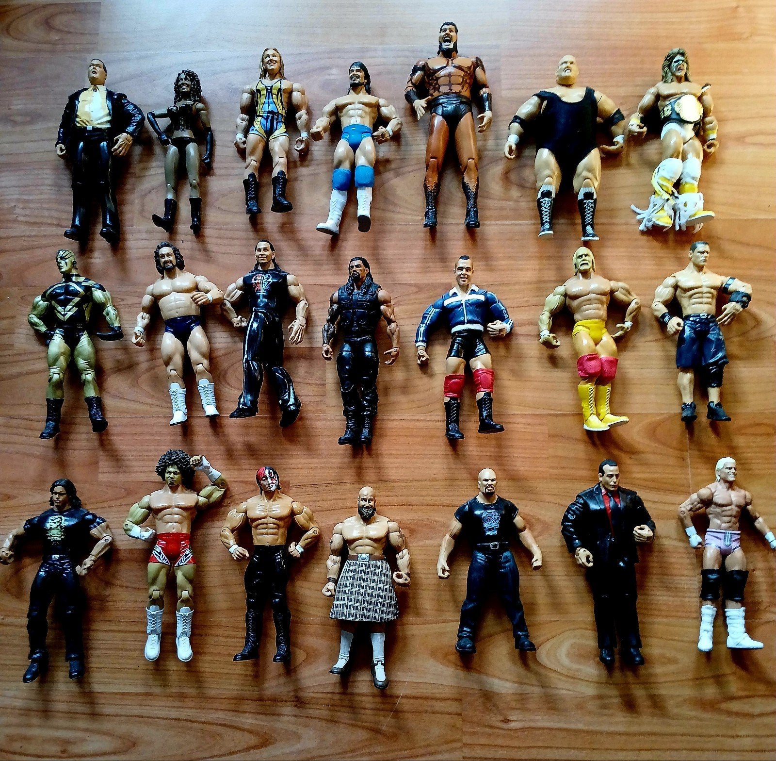 WWF / WWE Worstelfiguren: Hulk Hogan, Ultimate Warrior e.a., Ophalen, Gebruikt