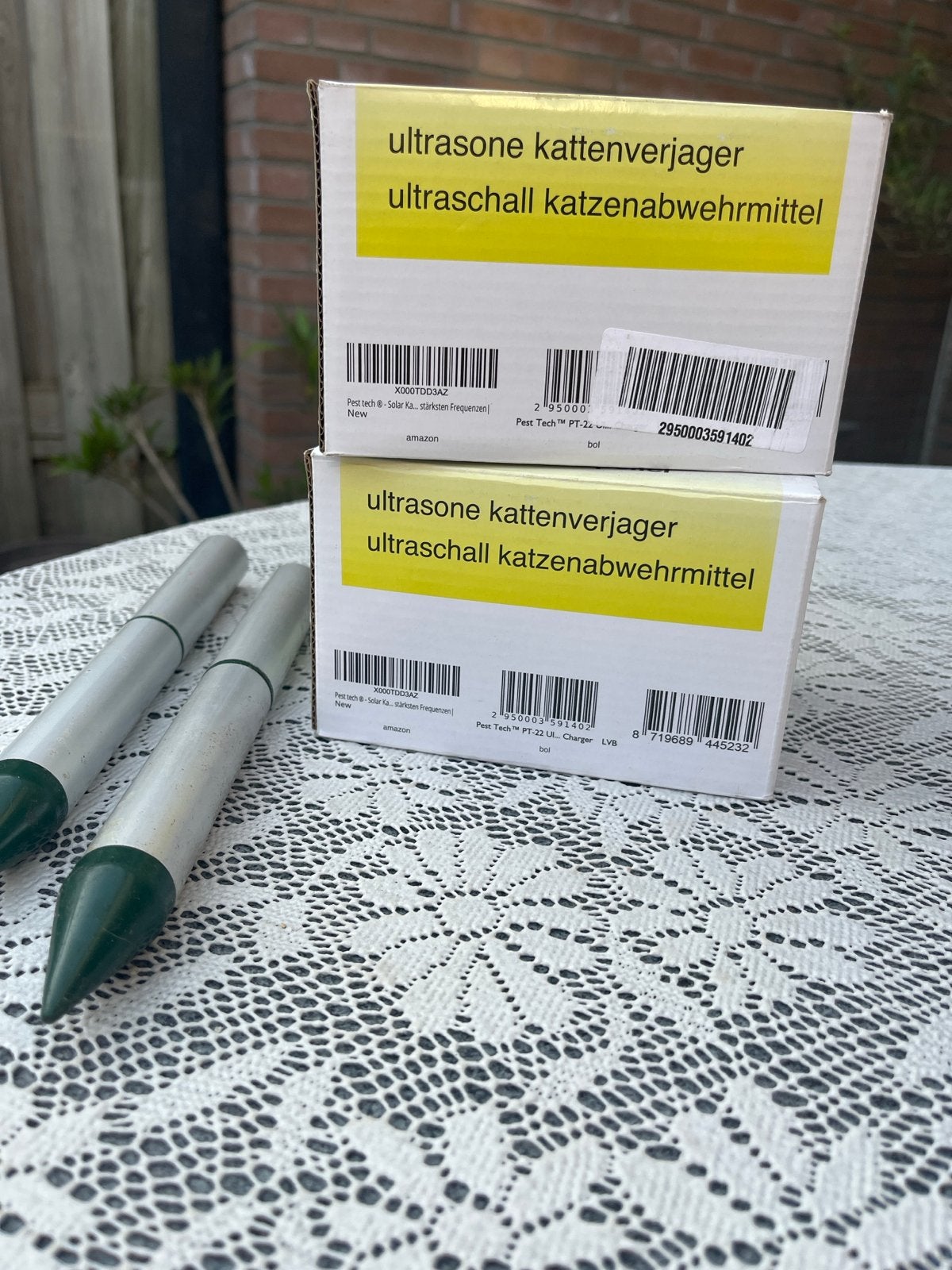 2x Ultrasone Kattenverjagers, Ophalen of Verzenden