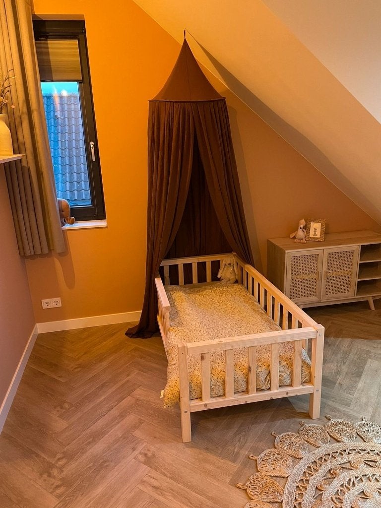 Peuterbed 140x70 kinderbed juniorbed met GRATIS MATRAS!!, Leolte, Nieuw, 70 tot 85 cm, 140 tot 160 cm