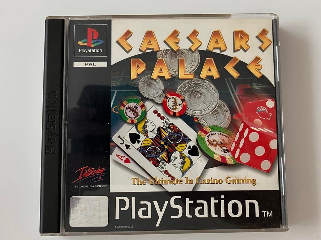 Caesars Palace PS1 - Casino Simulatie Game, Gebruikt, 1 speler, Ophalen of Verzenden, Vanaf 12 jaar