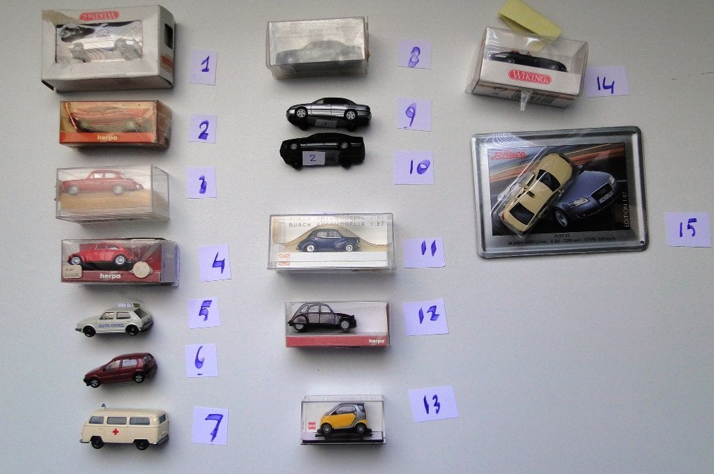 model auto's HO 1:87 (A), Ophalen, Zo goed als nieuw, Auto, Overige merken
