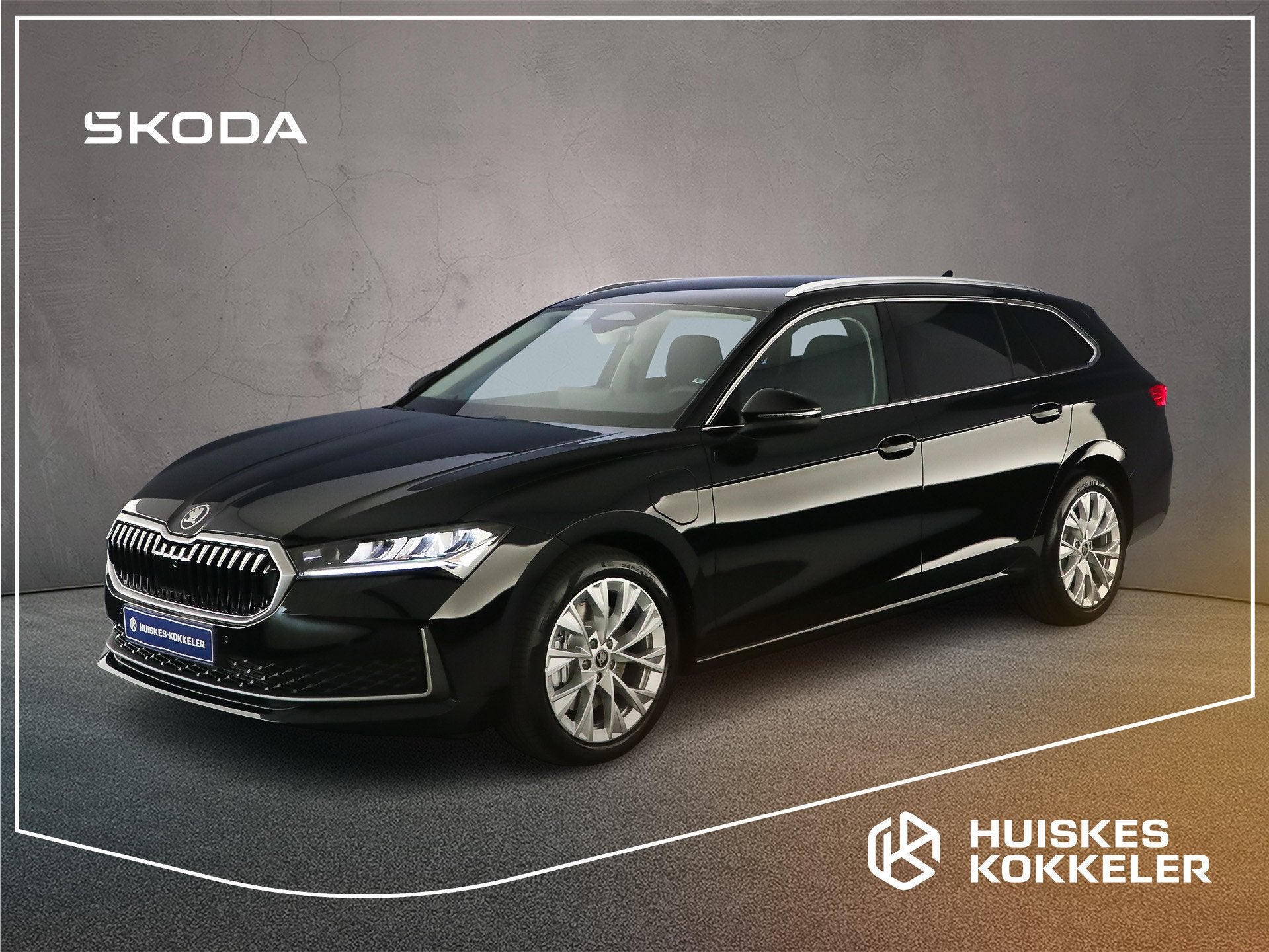 Skoda Superb Combi, Auto's, Euro 6, 4 cilinders, 135 min, Zwart