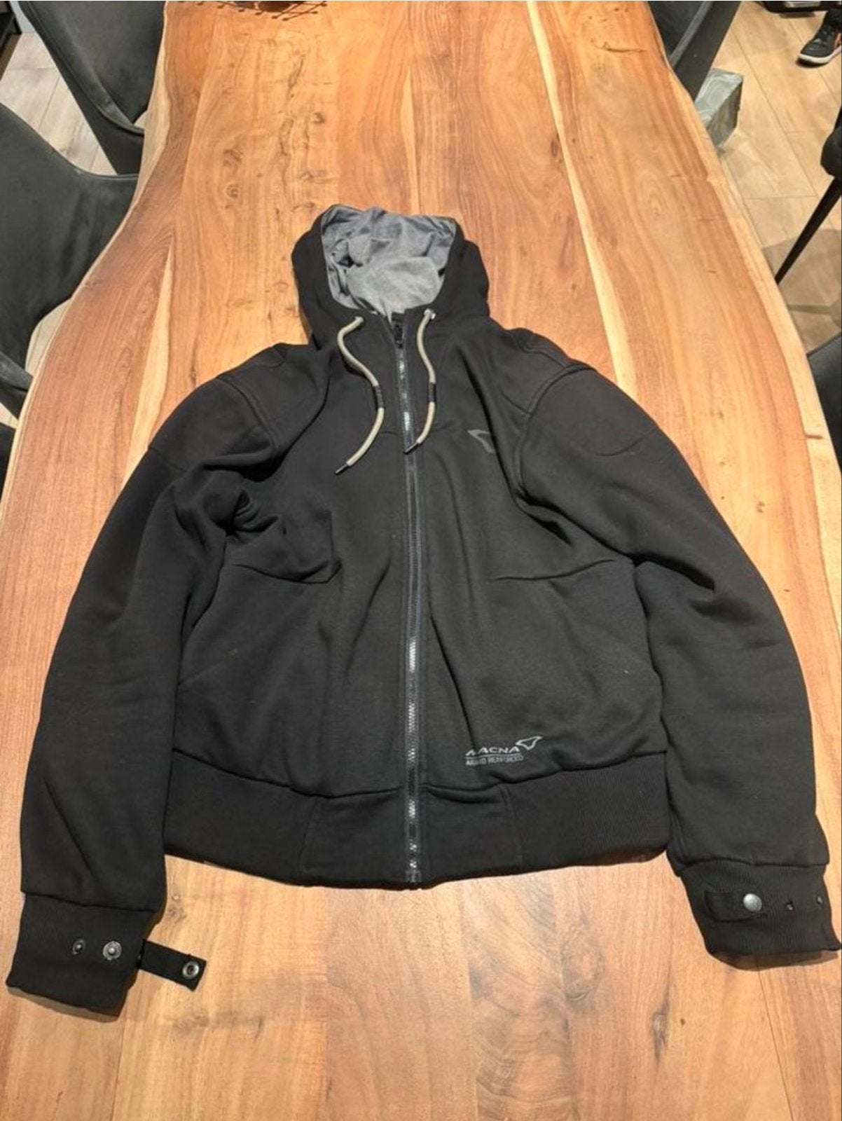 Macna hoodie met rits, Ophalen, Gedragen, Overige maten, Zwart