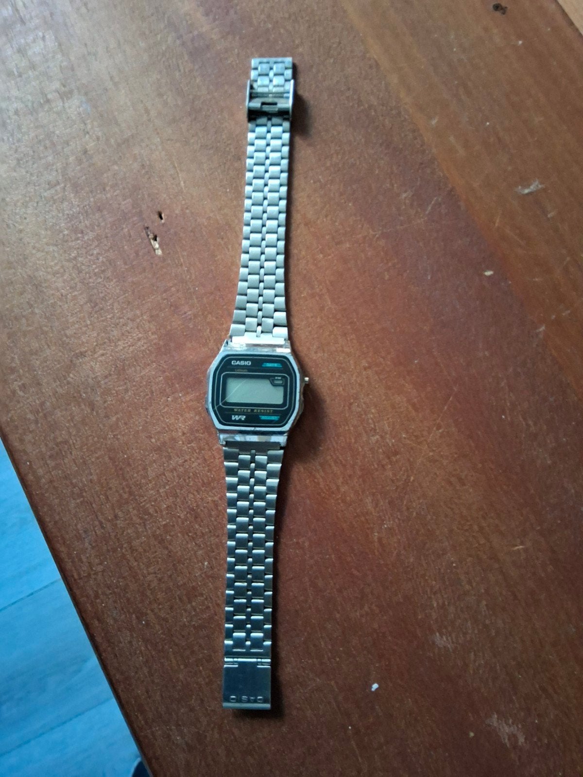 Casio Vintage Digitale Horloge - Zilverkleurig, Overige merken, Staal, Gebruikt, Staal