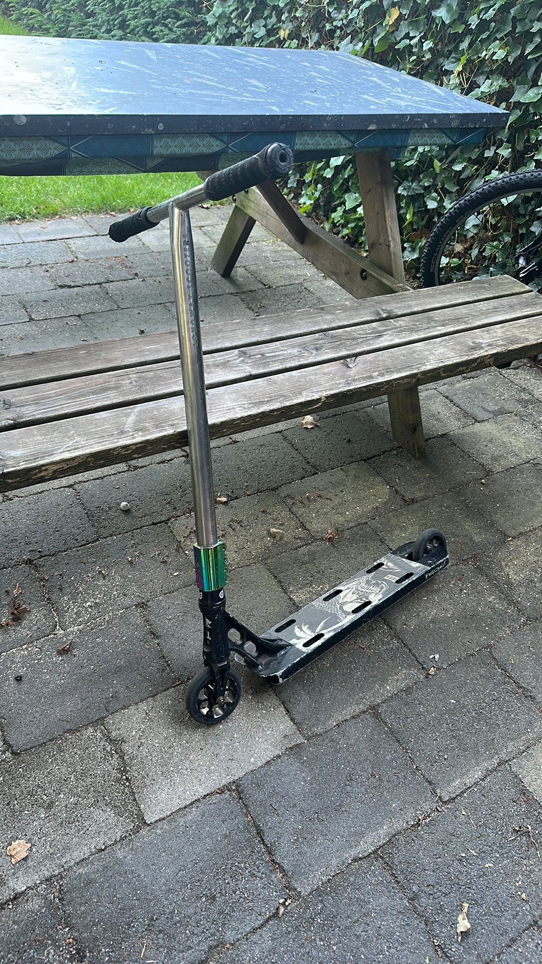 Stunt step kronos titanium t bar, Fietsen en Brommers, Ophalen, Gebruikt, Overige typen