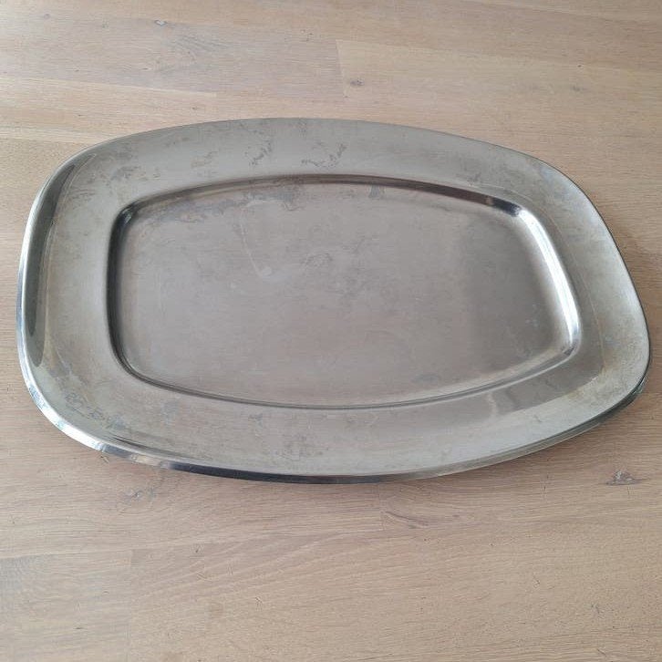 Alessi Italy vintage schaal 40 cm., Overige materialen, Gebruikt, Ophalen of Verzenden, Schaal of Schalen