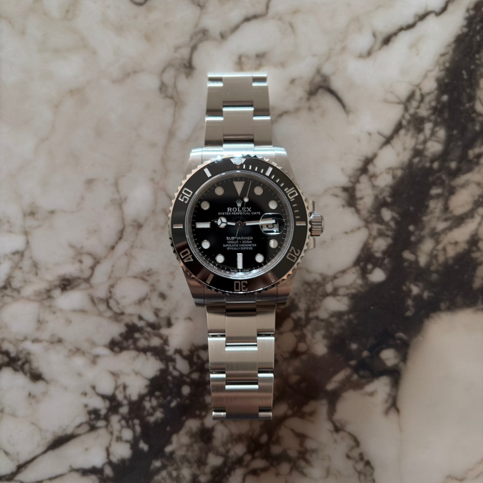 Rolex Submariner Date Horloge, Overige merken, Staal, Staal, Polshorloge