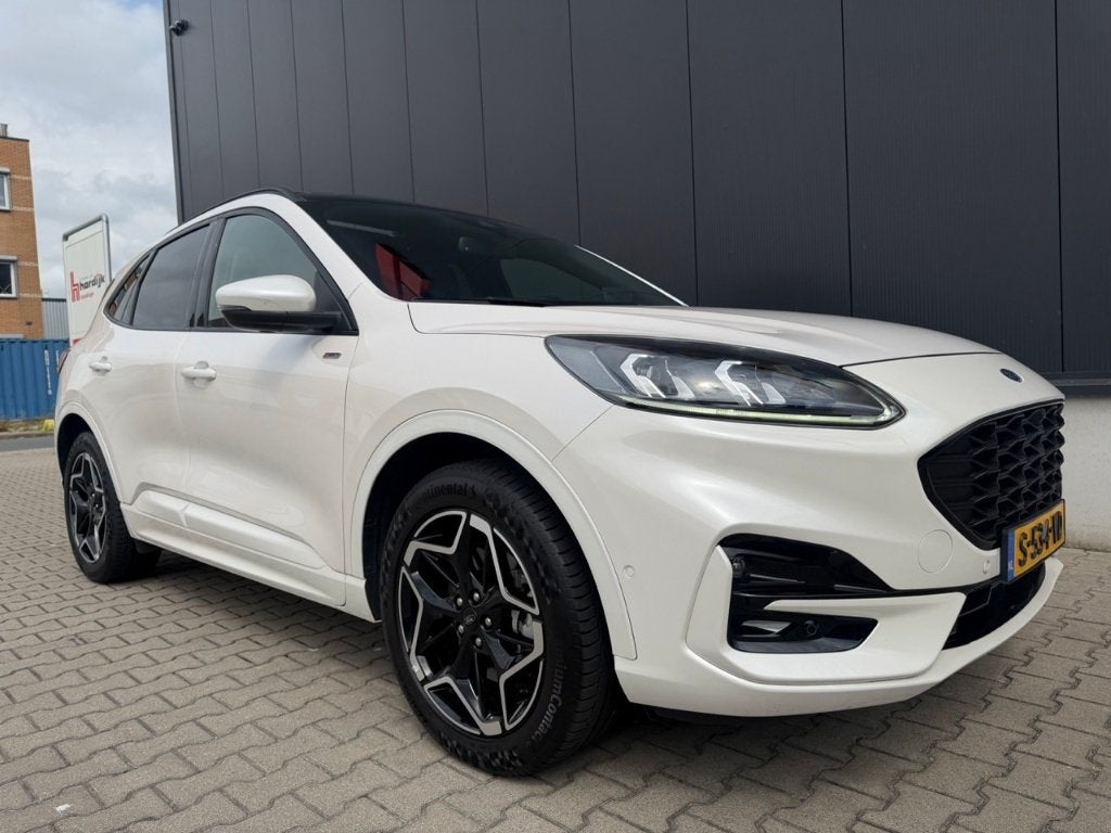 * BOMVOLLE FORD ST-LINE X | PANO | HEAD-UP | WINTER | CAM **, Auto's, Dealer onderhouden, Zwart, Wit, Plug-in hybride