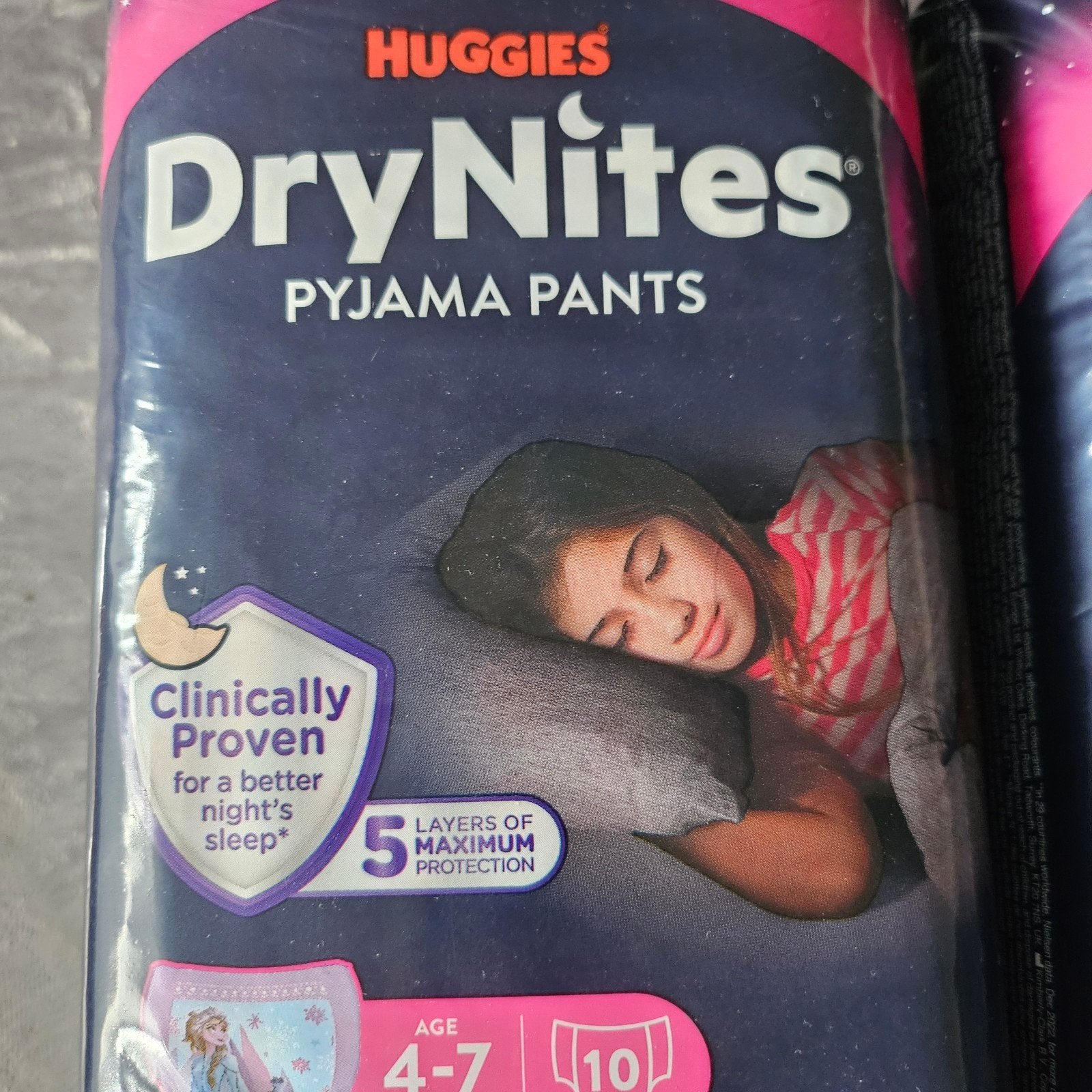 20 pakken Huggies DryNites Pyjama Broekjes - Maat 4-7 Jaar, Ophalen, Nieuw, Huggies, Meisje
