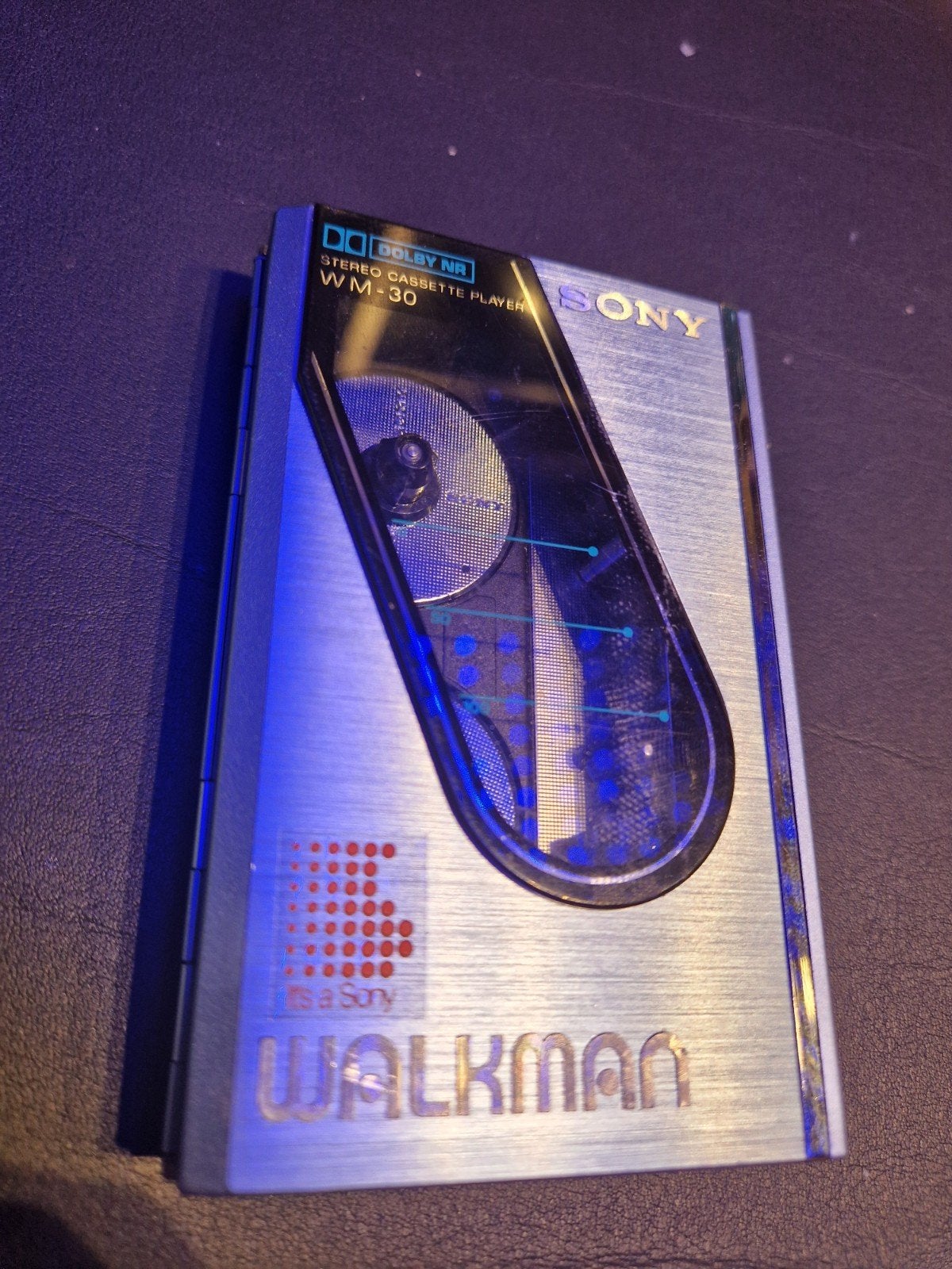 Sony Walkman WM-30 Stereo Cassette Player zeldzaam, Ophalen of Verzenden, Walkman
