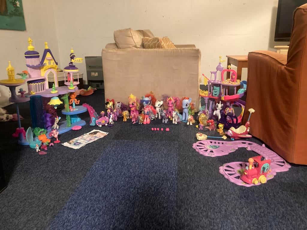 My little pony set, Kinderen en Baby's, Speelgoed | My Little Pony, Ophalen, Zo goed als nieuw