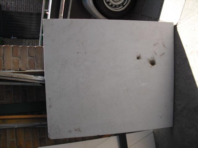 TE KOOP HOUTEN TAFELBLAD VAN EEN TUIN TAFEL, Ophalen, Rechthoekig, 200 cm of meer, 50 tot 100 cm