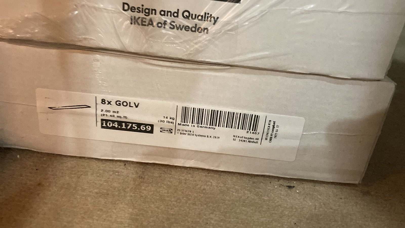 GEZOCHT laminaat GOLV Ikea, Doe-het-zelf en Verbouw, Ophalen, 50 tot 150 cm, Nieuw, 10 tot 30 cm