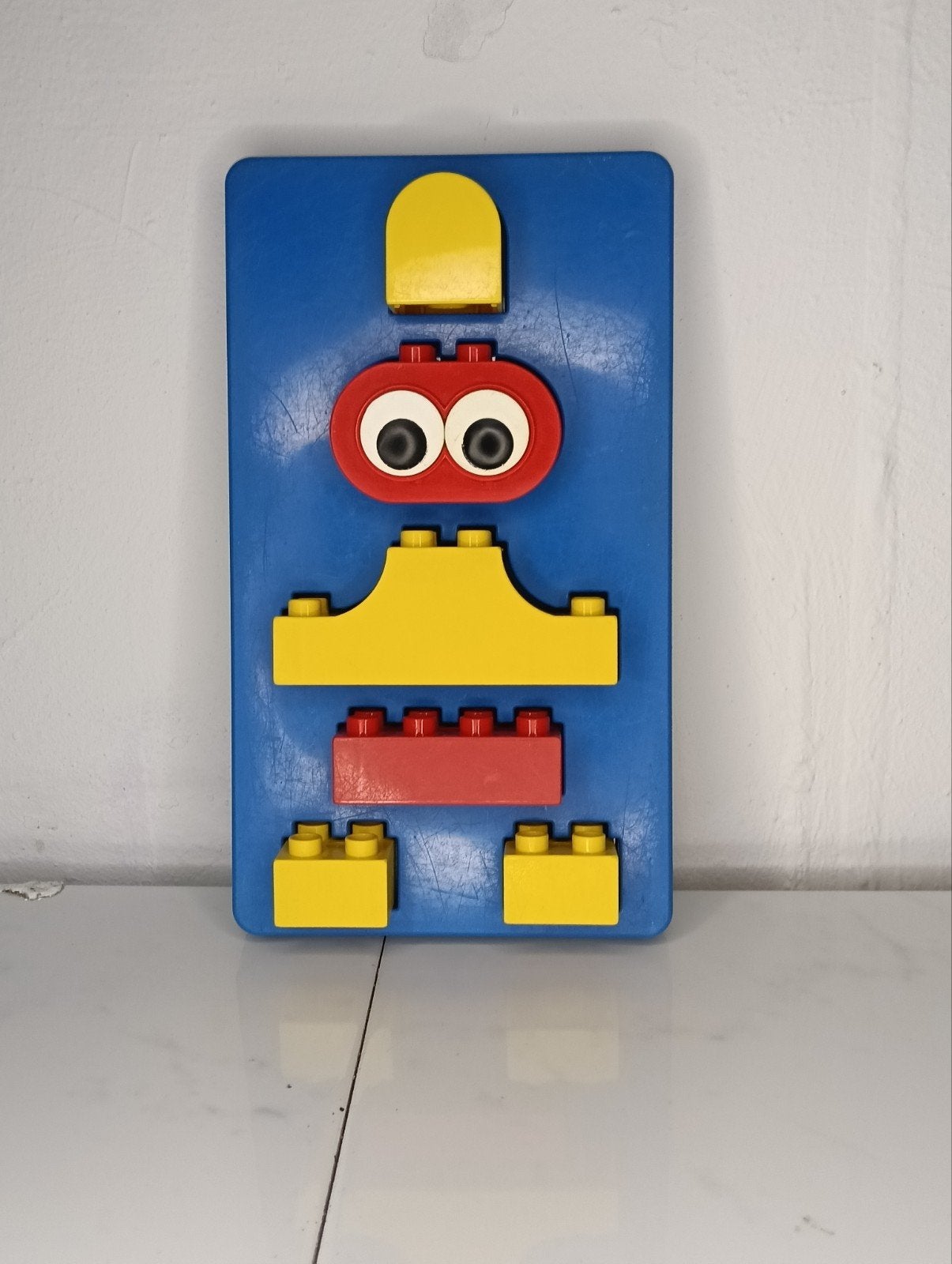 Vintage Duplo Puzzel - Vrolijk Gezicht, Kinderen en Baby's, Speelgoed | Duplo en Lego, Aastvej 1, 7190 Billund, Denemarken, Overige typen