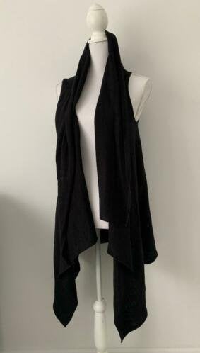 Zwarte open Vest maat M!, Kleding | Dames, Truien en Vesten, Verzenden, Zo goed als nieuw, Maat 38/40 (M), Zwart