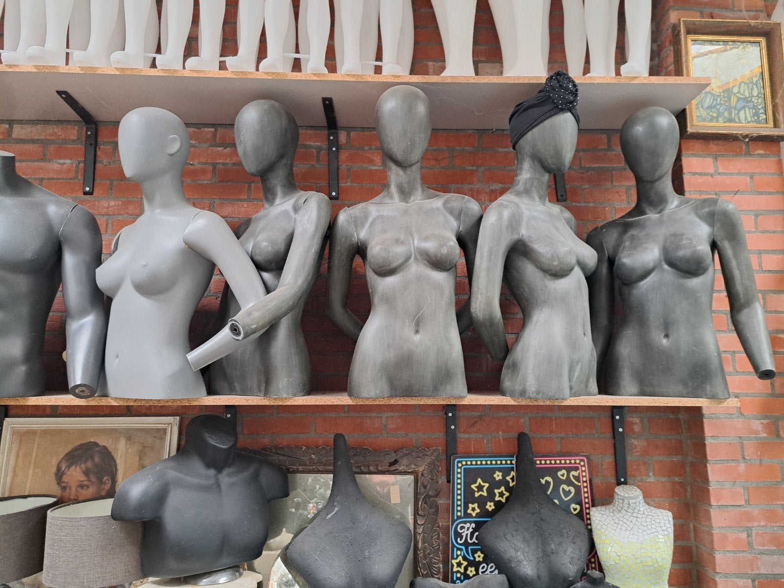 bustes/torso/paspoppen, Ophalen of Verzenden, Gebruikt