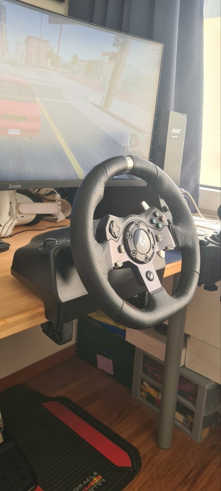 Logitech G920 xbox stuur,schakelpook en pedalen, Ophalen of Verzenden, Gebruikt, Stuur of Pedalen