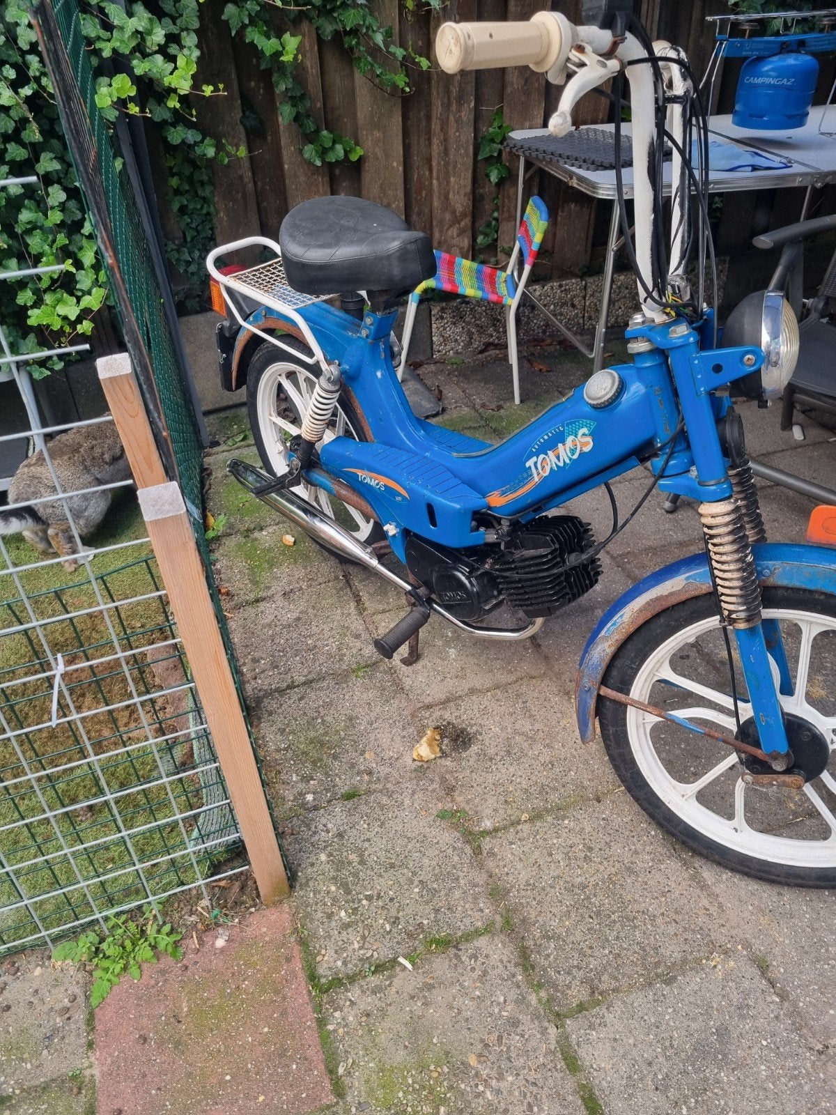 Goed lopende Tomos brommer met papieren, Ophalen of Verzenden, Gebruikt, Maximaal 45 km/u, Overige modellen