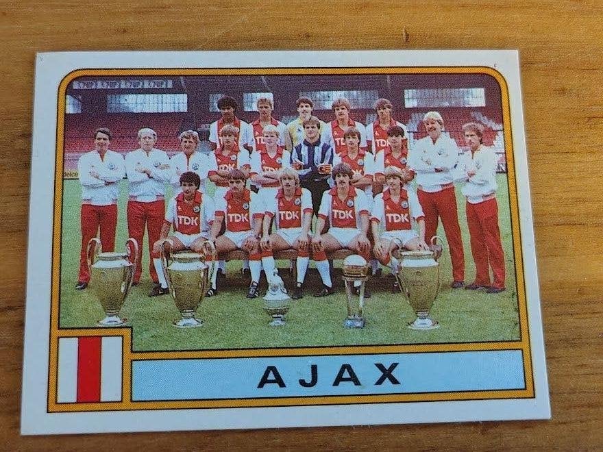 Panini 1984 - Ajax - Elftalfoto - #6 - ongebruikt, Verzenden, Zo goed als nieuw, Sticker
