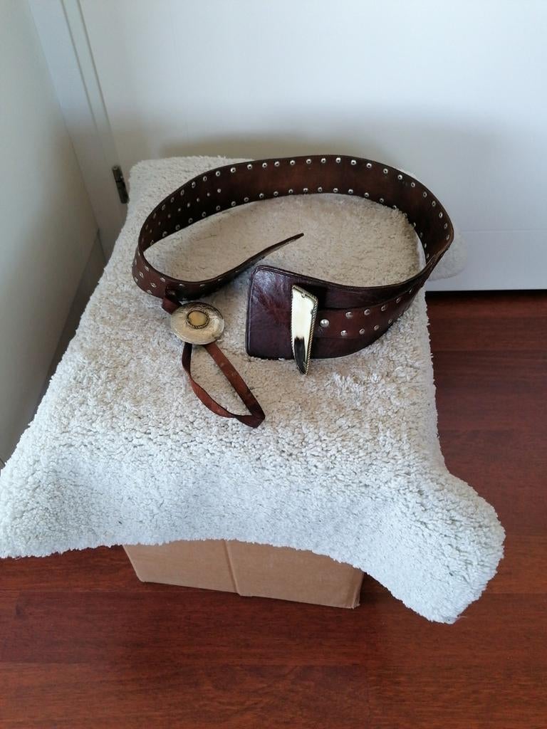 Bruine Ibiza riem, Kleding | Dames, Riemen en Ceinturen, Ophalen of Verzenden, Zo goed als nieuw, Bruin, 100 cm of meer