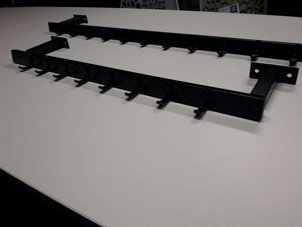 NIEUW: Wand kapstok div maten (zwart aluminium), Wandkapstok, VST, Nieuw, Ophalen of Verzenden