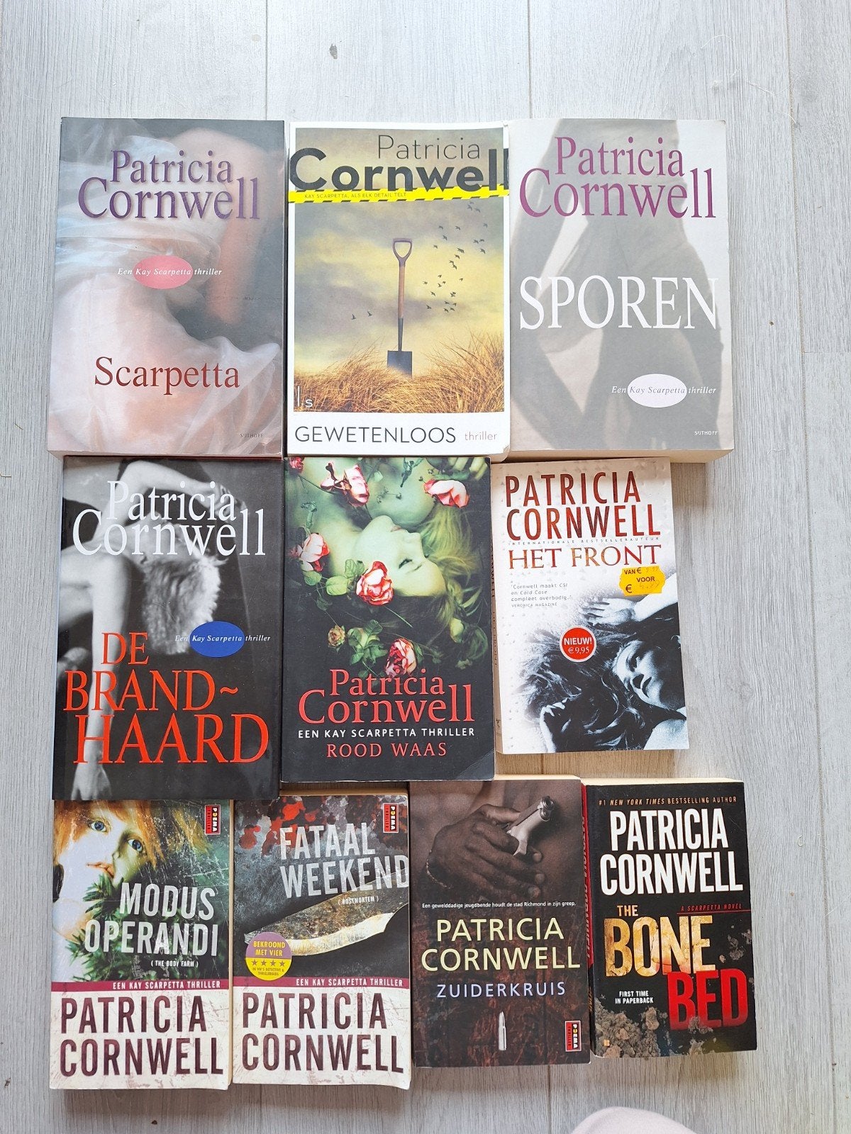 10 boeken Patricia Cornwell, Boeken, Ophalen of Verzenden, Gelezen, Patricia Cornwell