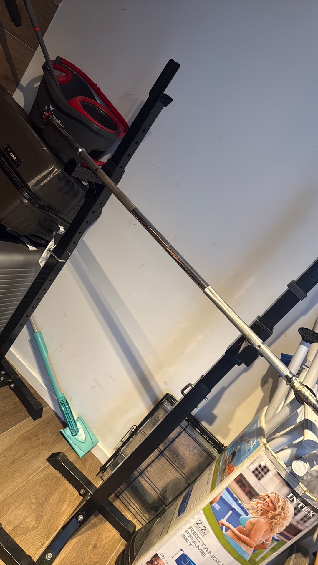 Squat rek met Halter, Ophalen of Verzenden, Zo goed als nieuw, Krachtstation