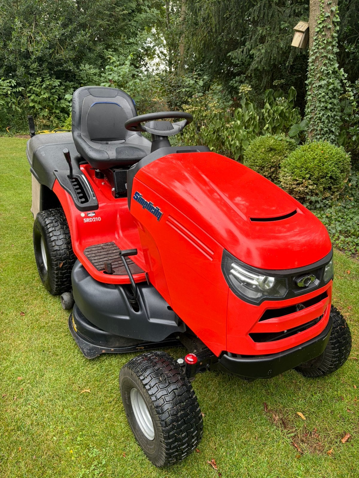 Simplisity SRD 210, Tuin en Terras, Zitmaaiers, Ophalen, Zo goed als nieuw, Opvangbak, 90 tot 120 cm