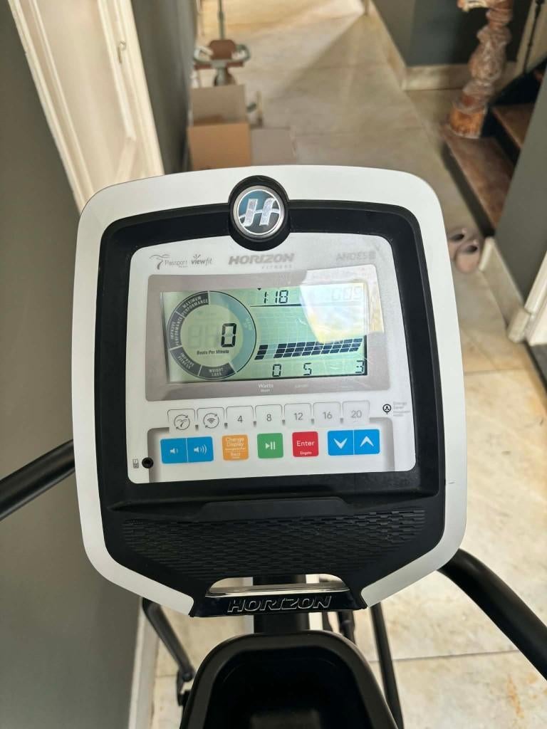 Horizon Andes 5 Crosstrainer, Ophalen, Gebruikt, Metaal, Crosstrainer