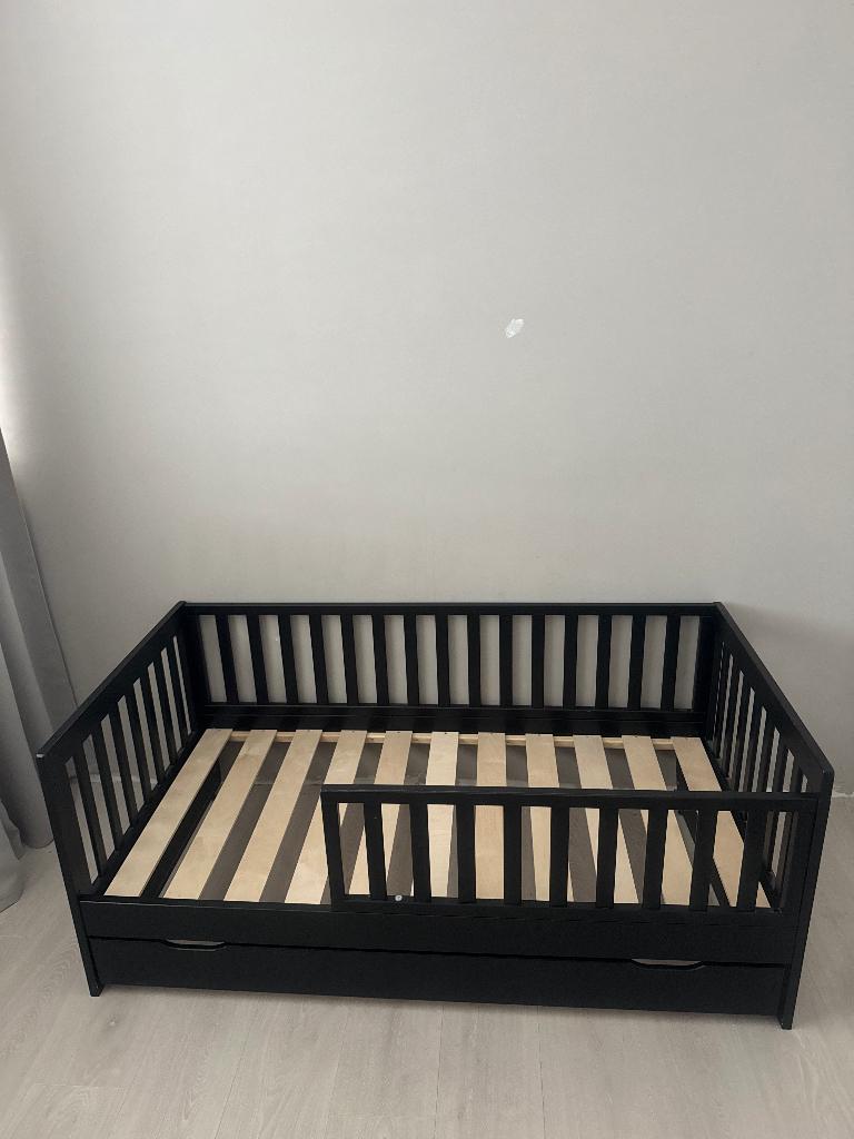 Peuterbed, Ophalen of Verzenden, Zo goed als nieuw, 140 tot 160 cm, 70 tot 85 cm