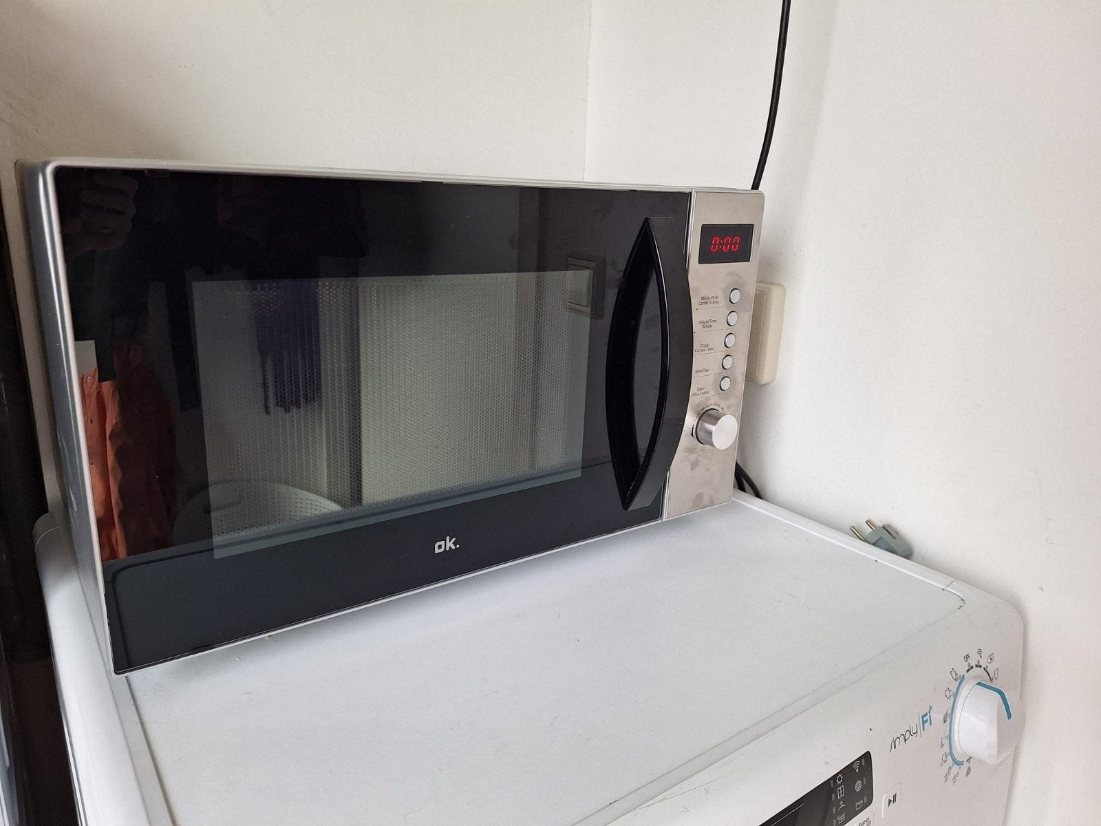 OK. Combimagnetron 800w, Witgoed en Apparatuur, Magnetrons, Ophalen, Combimagnetron, Gebruikt, 60 cm of meer
