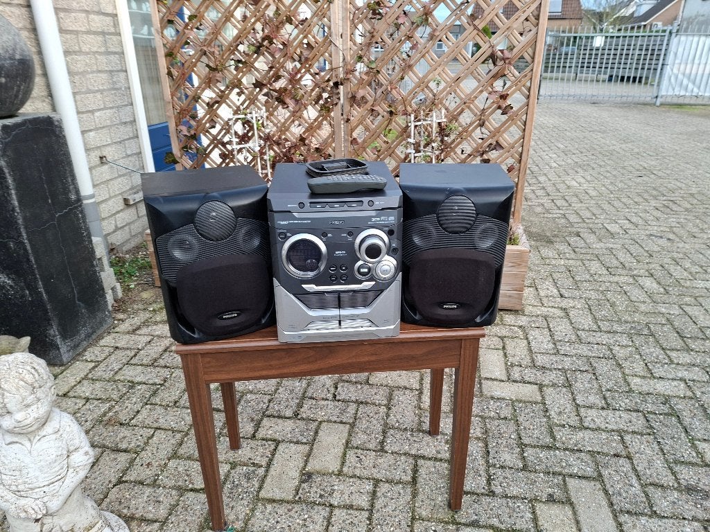 complete stereotoren philips 3 cd wisselaar, Audio, Tv en Foto, Stereo-sets, Overige merken, Microset, Refurbished, Ophalen of Verzenden