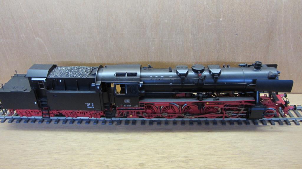 Kiss Modelbahnen 1 : Br-50 DB met kabinetender - 131101-, Wisselstroom, Gebruikt, Locomotief, Ophalen