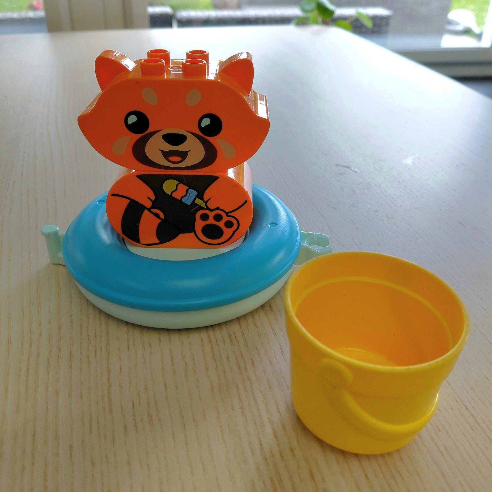 LEGO DUPLO 10964 Mijn eerste pret in bad Rode Panda, Ophalen of Verzenden, Zo goed als nieuw