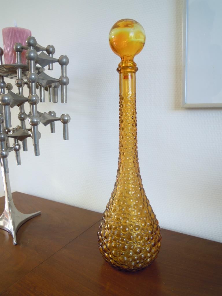 Vintage Empoli Karaf nr2, Antiek en Kunst, Antiek | Glas en Kristal, Ophalen of Verzenden
