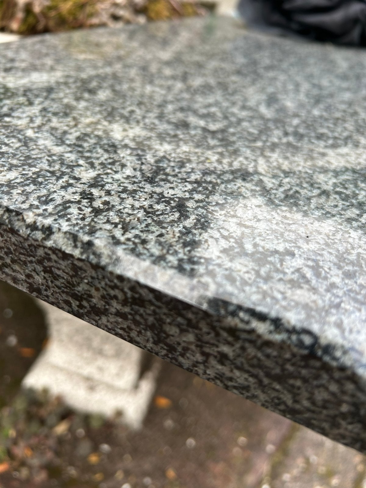 Granieten aanrechtblad in 3 delen, Ophalen, Gebruikt, 200 cm of meer, Minder dan 100 cm