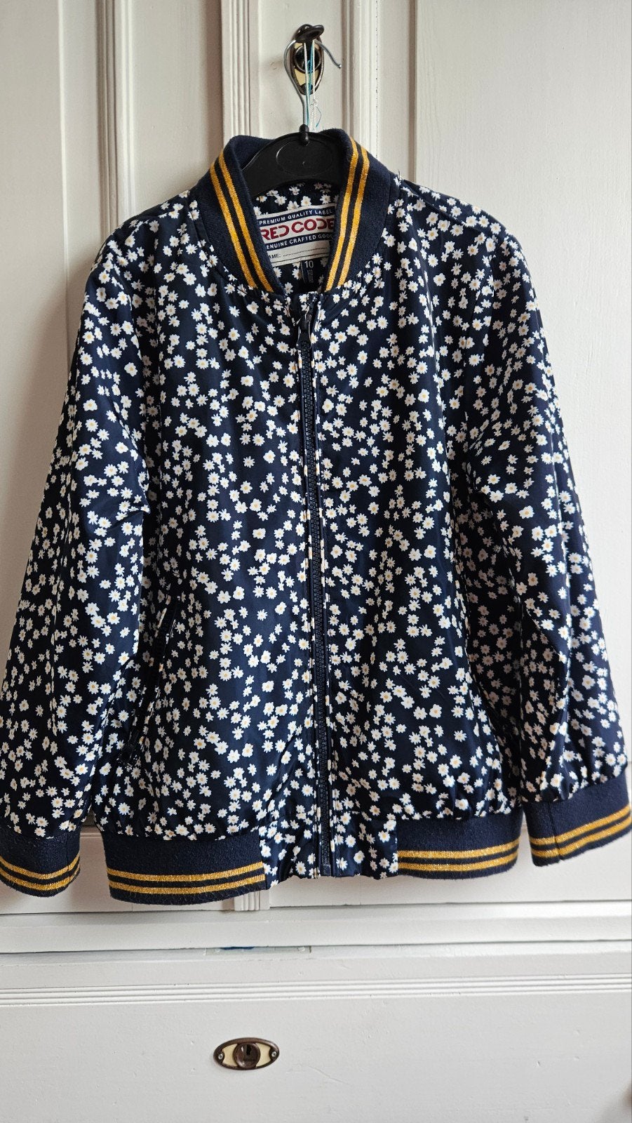 Meisjes zomerjas maat 140/146 Red Button donkerblauw met wit, Ophalen of Verzenden, Zo goed als nieuw, Meisje, Jas