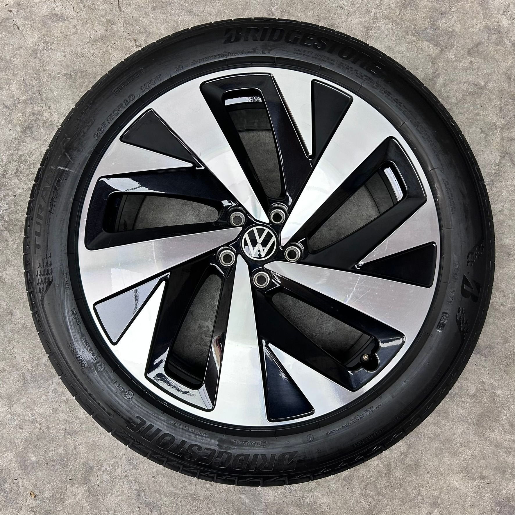 20 inch originele Drammen velgen + zomerbanden VW ID.4, Gebruikt, -, -, Banden en Velgen