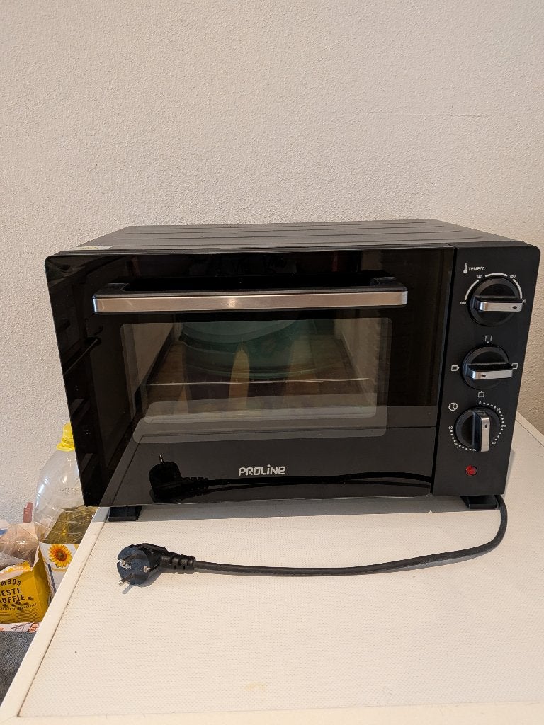 Proline mini oven 21L – 1380W – Zo goed als nieuw, Ophalen, Minder dan 45 cm, Overige merken, Nieuw