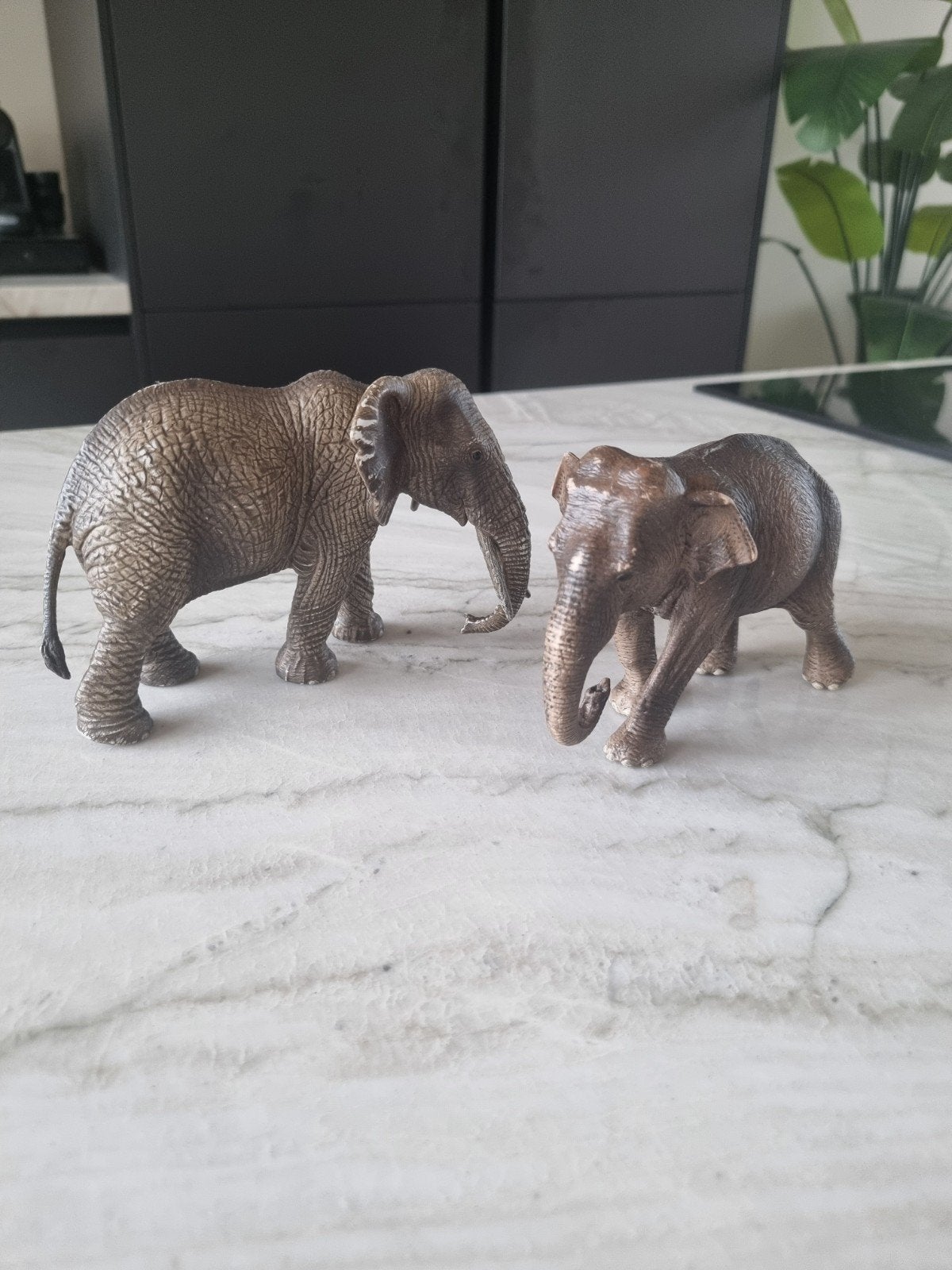 Schleich, Olifanten set, Ophalen of Verzenden, Gebruikt, Wild dier, Beeldje of Figuurtje