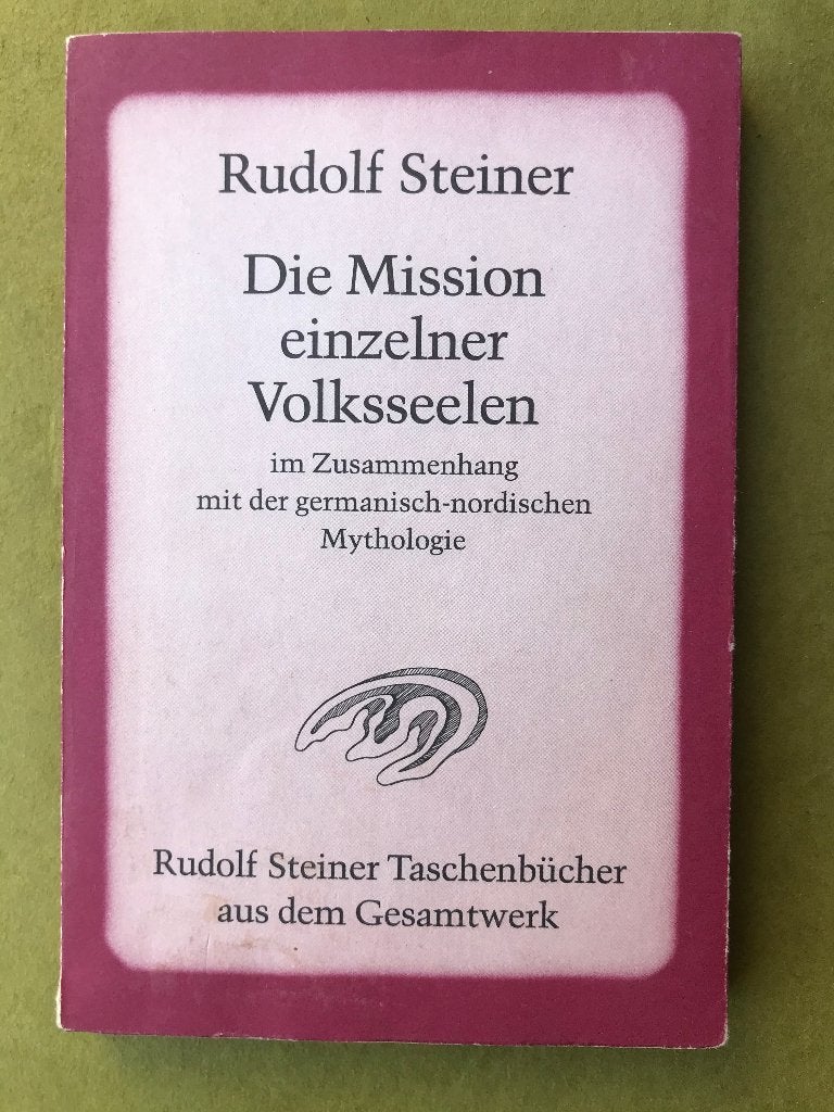 Rudolf Steiner - Die Mission einzelner Volksseelen, Gelezen, Persoonlijkheidsleer, Ophalen of Verzenden, Rudolf Steiner