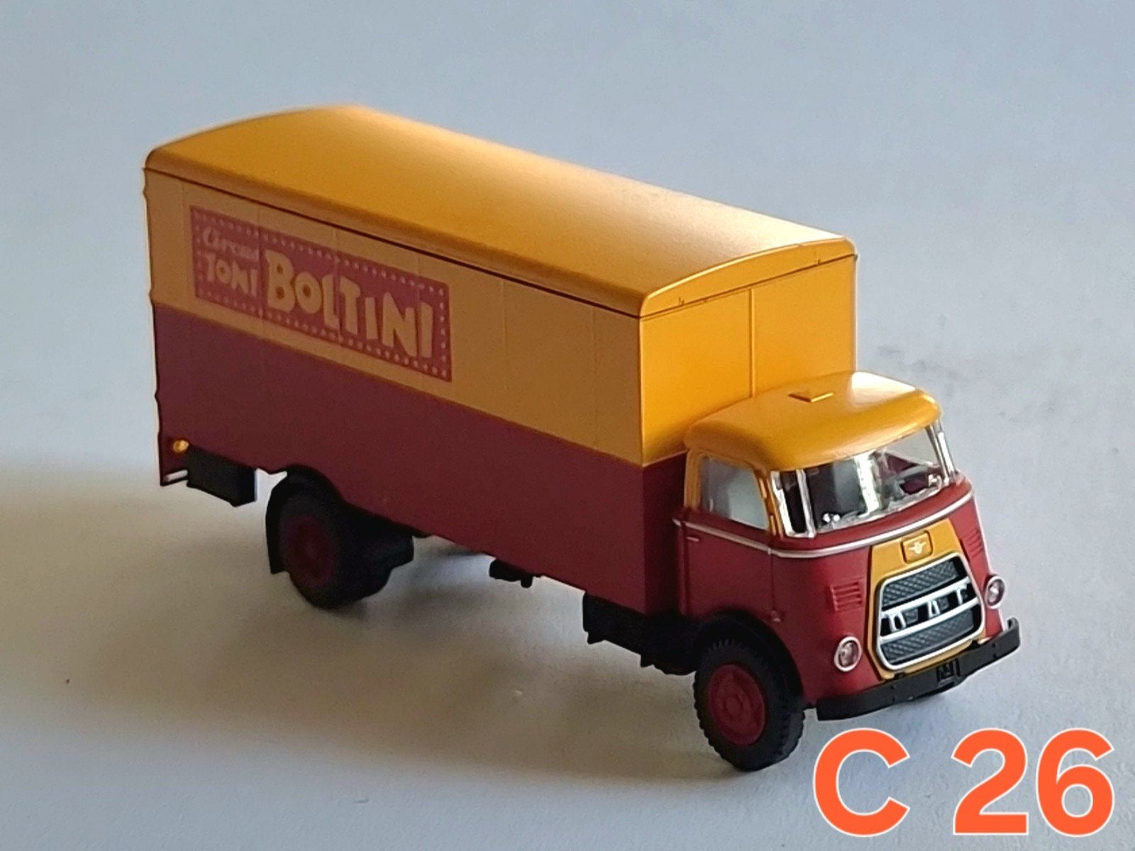 Artitec DAF Bolltini Circus Toni vrachtwagen 1:87, Hobby en Vrije tijd, Ophalen of Verzenden, Zo goed als nieuw, Bus of Vrachtwagen