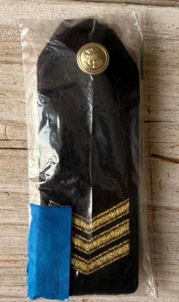 Marine Setje Rangen -11, Verzamelen, Militaria | Algemeen, Ophalen of Verzenden, Marine, Nederland, Embleem of Badge