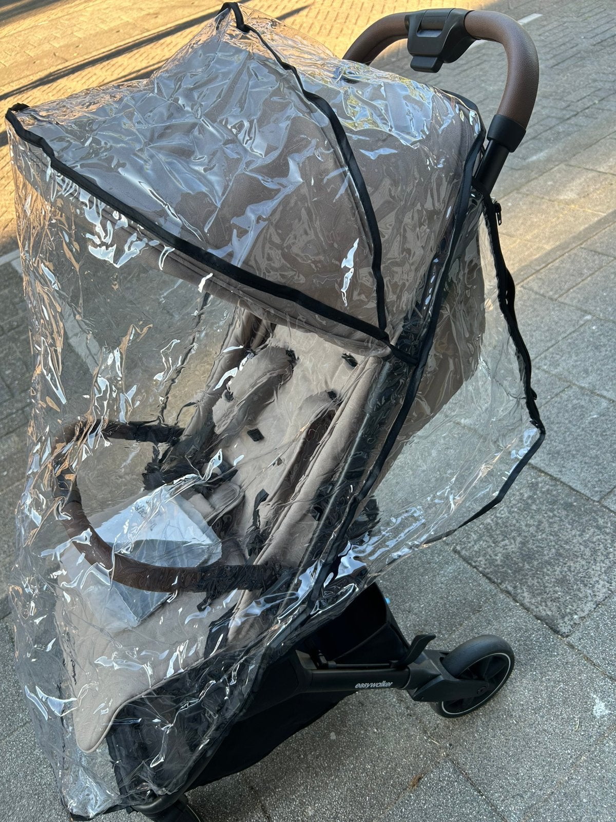 Easywalker Jacky 2 XL, Kinderen en Baby's, Buggy's, Ophalen, Zo goed als nieuw, Regenhoes