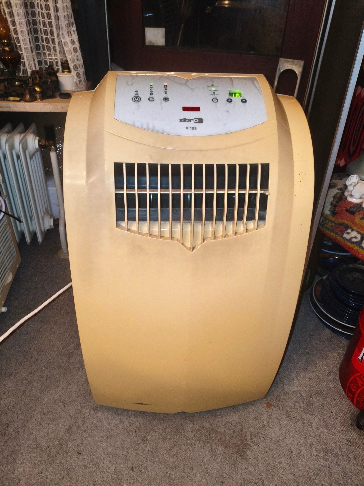 Heerlijk koele Zibro airco voor slaapkamer, Ophalen, Gebruikt, Timer, 3 snelheden of meer