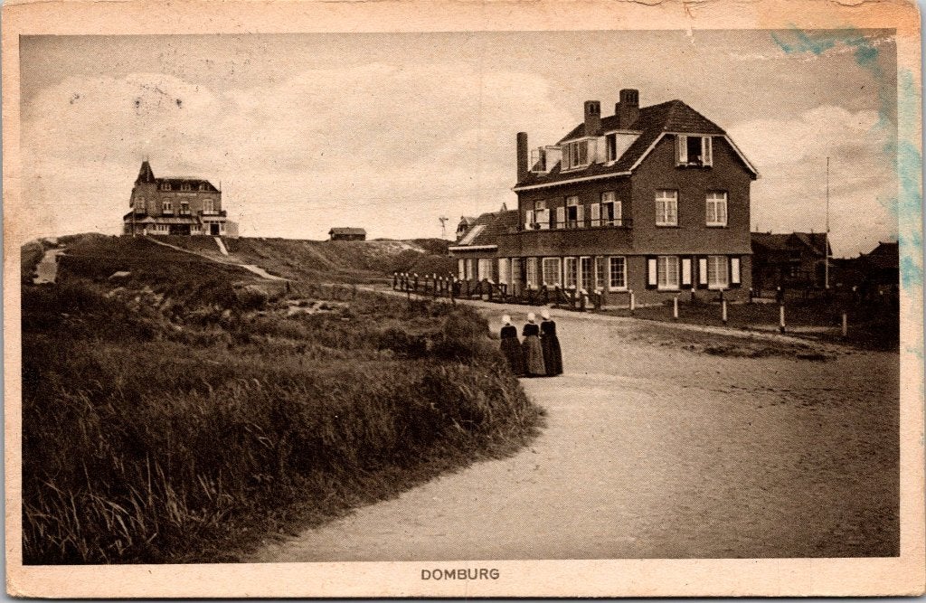 Domburg - 12 ansichtkaarten, Verzenden, 1940 tot 1960, Gelopen, Zeeland