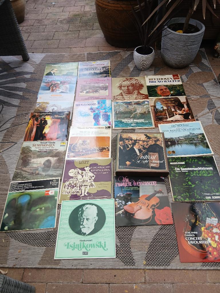 Verzameling LP's Klassieke Muziek, Cd's en Dvd's, Vinyl | Klassiek, Gebruikt, Overige typen, Ophalen of Verzenden, 12 inch
