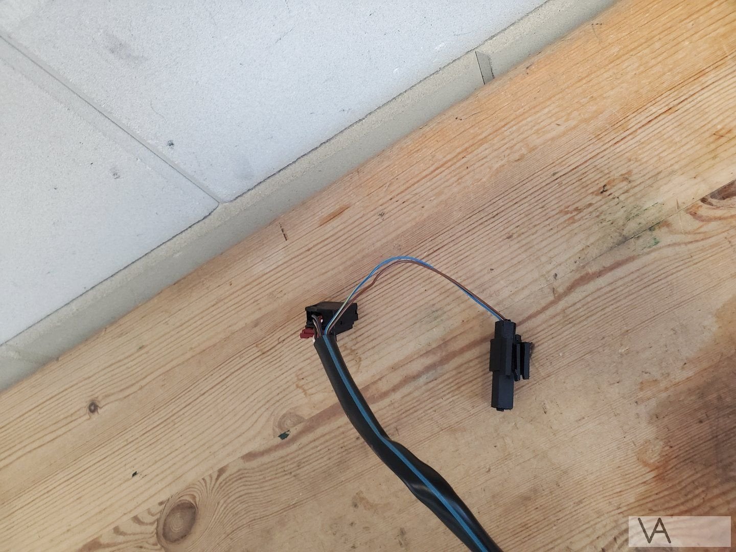 Audi A5 sportback 2007 - 2012 spiegel links 8 draden rood, Gebruikt, -, -, -