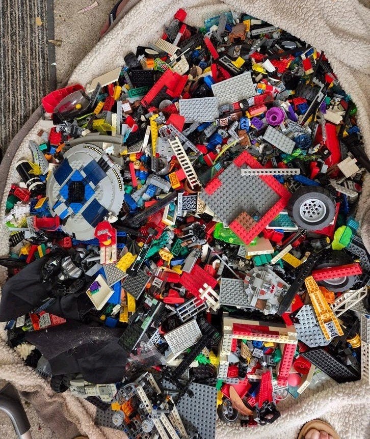 Grote partij LEGO, Ophalen, Gebruikt, Lego, Losse stenen