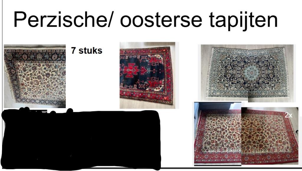 Authentieke tapijten (Iran+), 100 tot 150 cm, Wit, 200 cm of meer, Ophalen of Verzenden